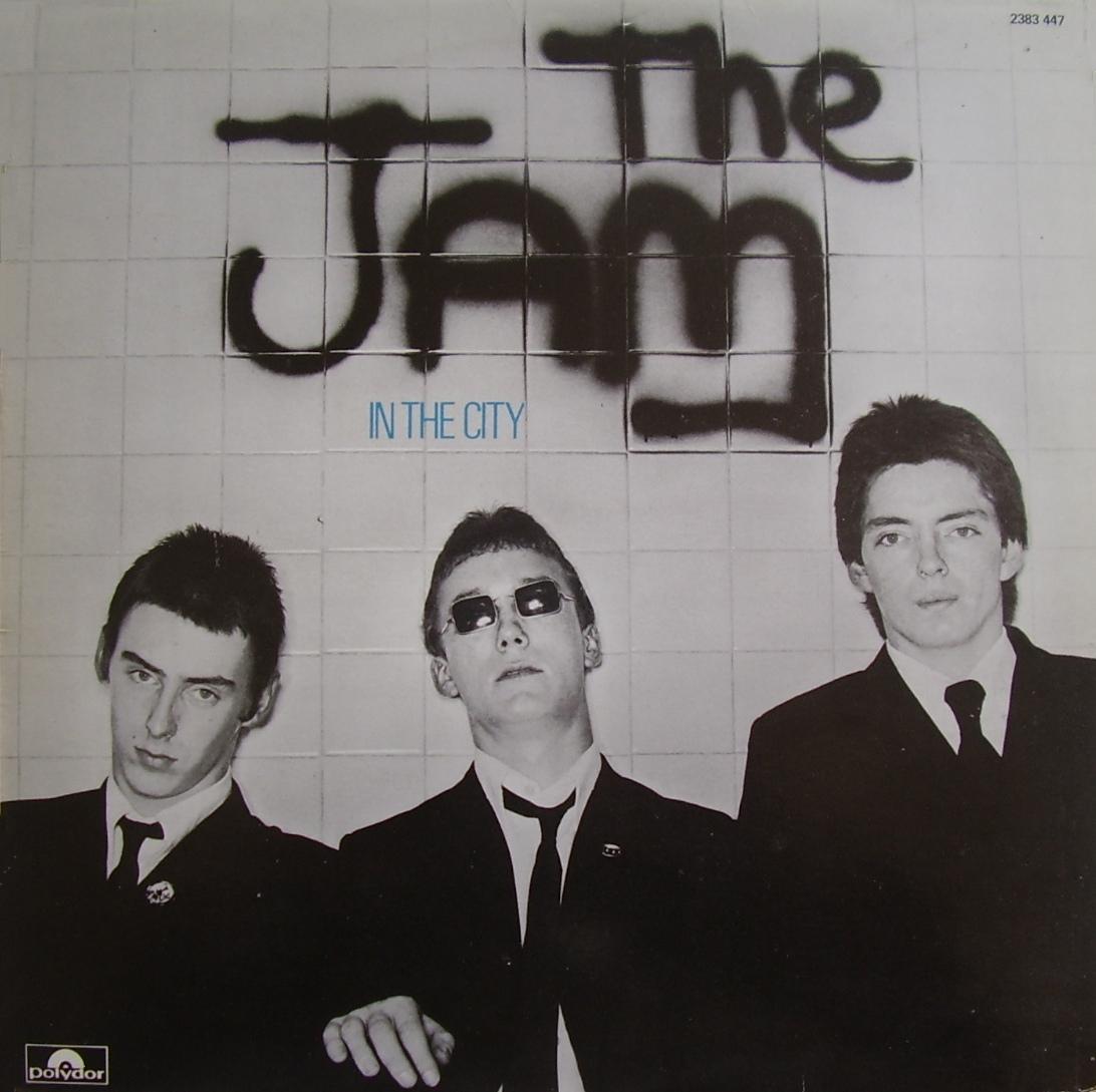 The Jam album In The City front cover