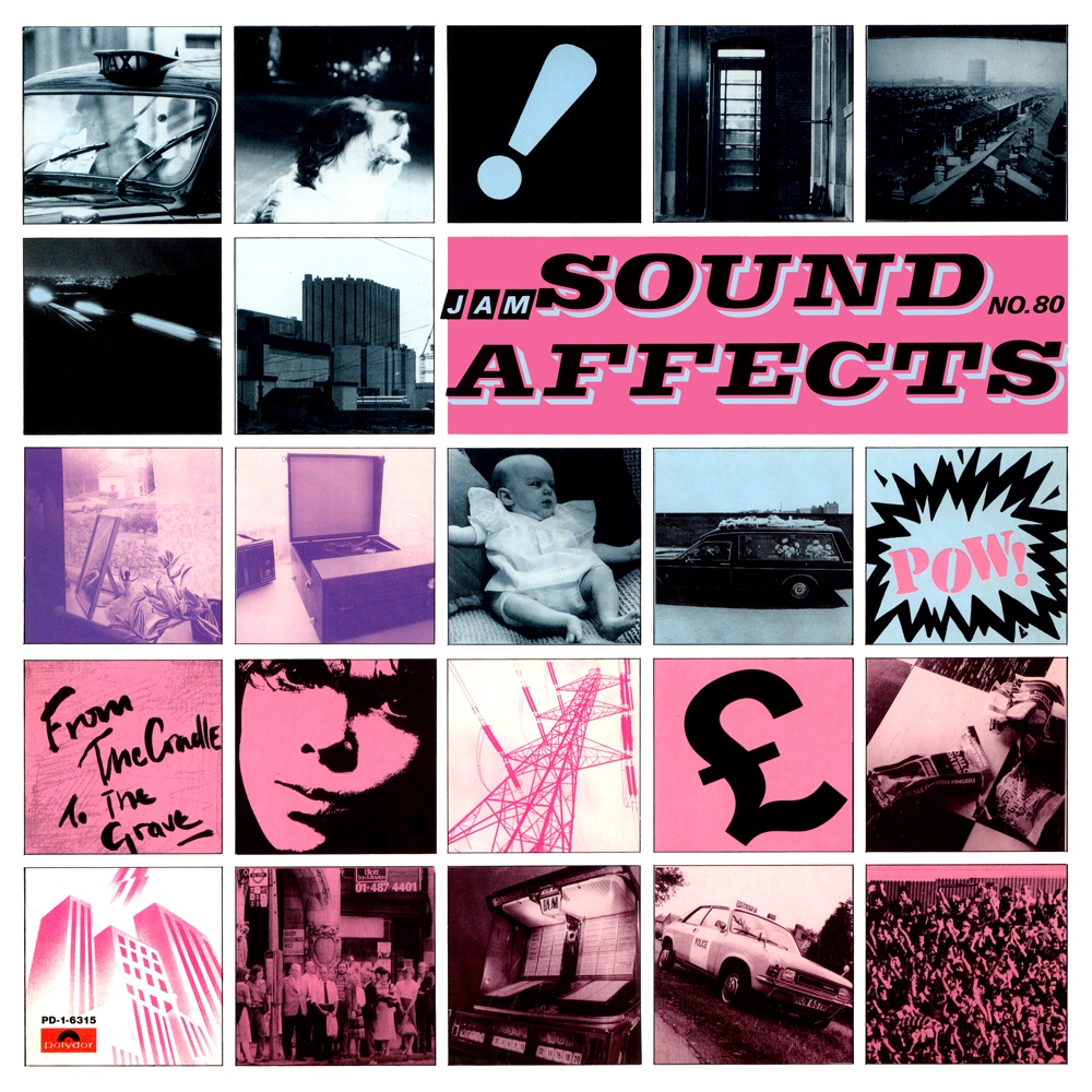 The Jam album Sound Affects,t front cover