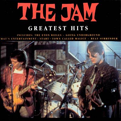 The Jam compilation album, Greatest Hits, front cover