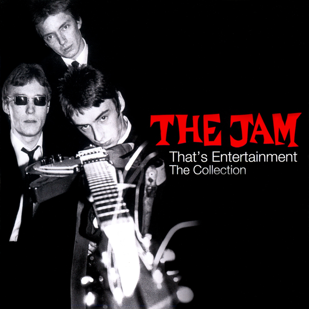 The Jam compilation album, That's Entertainment, The Collection, front cover