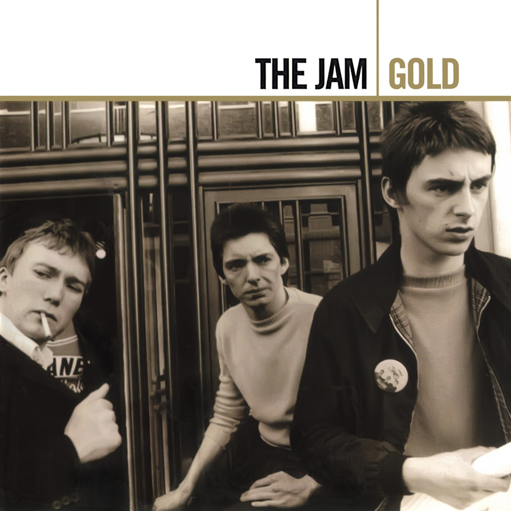 The Jam compilation album, Gold, front cover