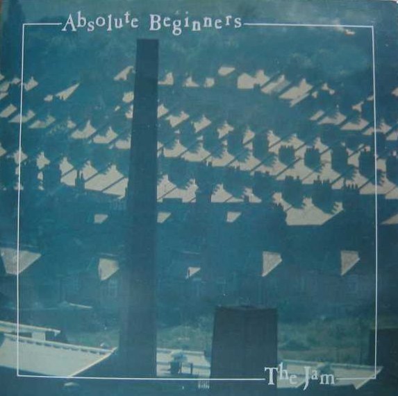 The Jam single Absolute Beginners, front cover