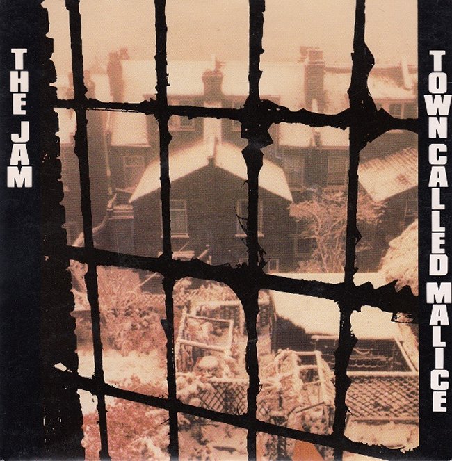 The Jam single Town Called Malice, front cover