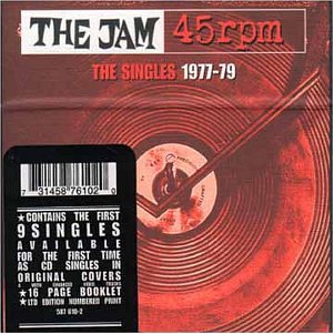 The Jam single box set 45rpm - The Singles 1977-79, front cover
