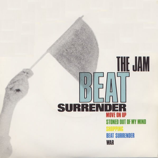 The Jam double single Beat Surrender, front cover