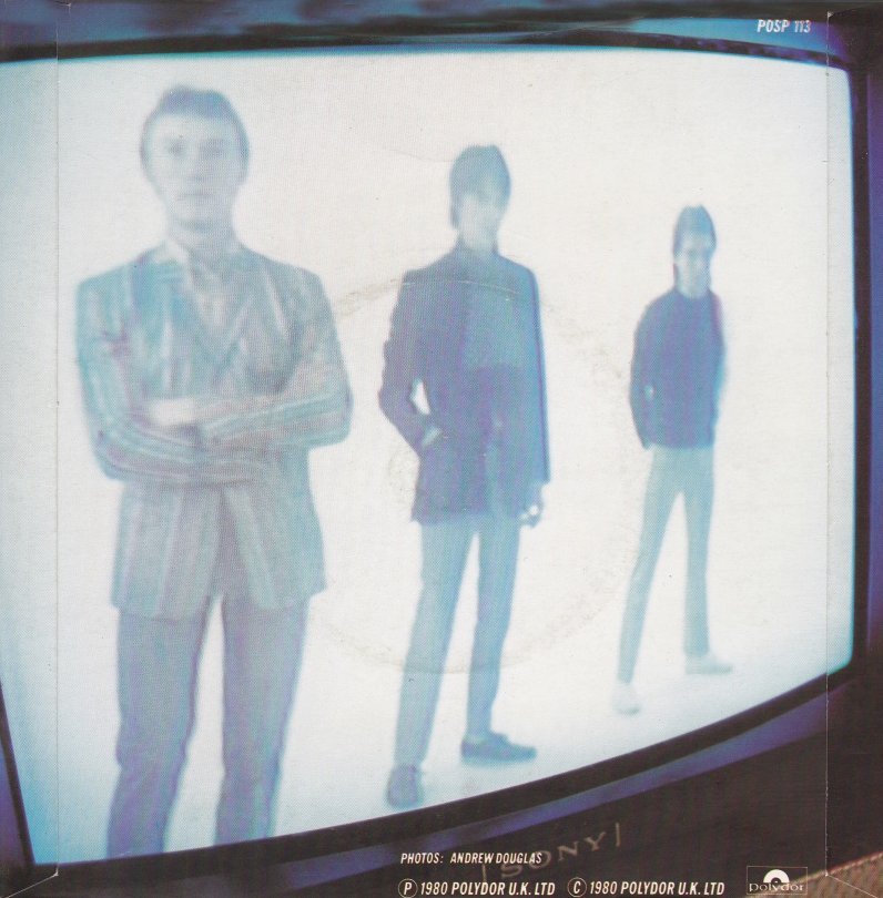 The Jam single Going Underground, back cover