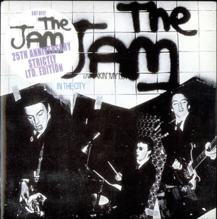 The Jam single In The City, the 25th Anniversary Edition - front cover